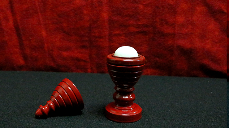 VASE BOULE ET SOIE (ROUGE) par Premium Magic - Astuce