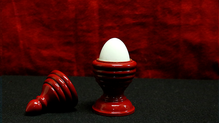 VASE OEUF ET SOIE (ROUGE) par Premium Magic - Astuce