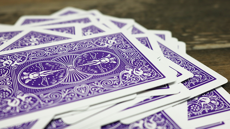 Naipes Bicycle Purple de US Playing Card Co