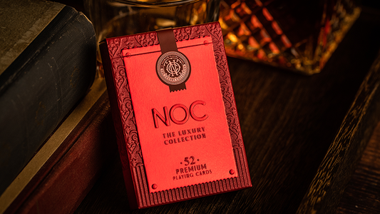 NOC (Red) The Luxury Collection Playing Cards by Riffle Shuffle x The House of Playing Cards - Wizard Magic Shop
