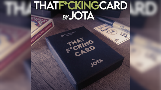 That f*cking card (Gimmick and Online Instructions) by JOTA - Trick - Wizard Magic Shop