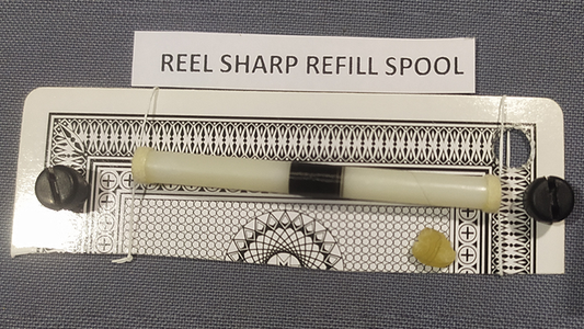 REEL SHARP REFILL SPOOL (Gimmicks and Online Instructions) by UDAY - Trick - Wizard Magic Shop