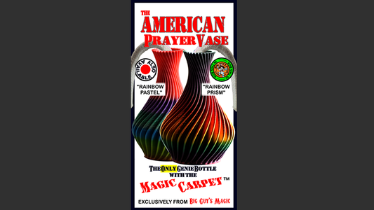 The American Prayer Vase Genie Bottle RAINBOW PRISM by Big Guy's Magic- Trick - Wizard Magic Shop