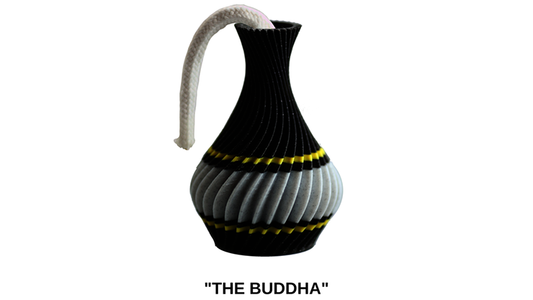 The American Prayer Vase Genie Bottle THE BUDDHA by Big Guy's Magic- Trick alternate view - Wizard Magic Shop