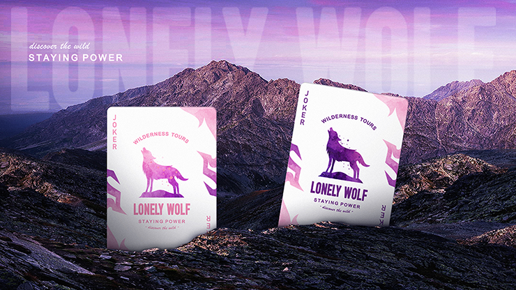 Naipes Lonely Wolf (morado) de BOCOPO