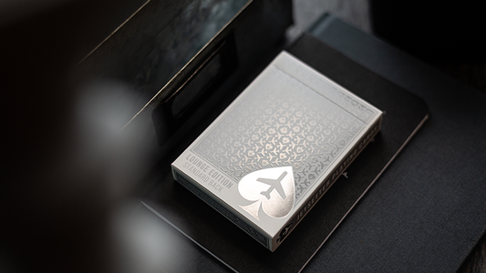 Lounge Edition in Jetway (Silver) by Jetsetter Playing Cards - Wizard Magic Shop