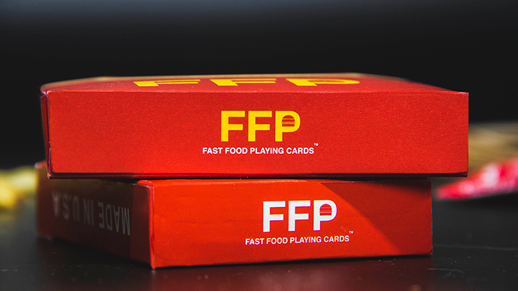 Naipes combinados de salsa de tomate y papas fritas (1/2 ladrillo) de Fast Food Playing Cards 