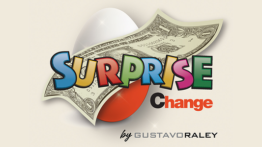Surprise Change (Gimmicks and Online Instructions) by Gustavo Raley - Trick - Wizard Magic Shop