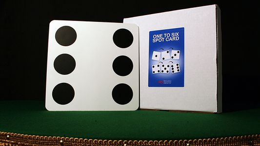 1 TO 6 SPOT CARD by Martin Lewis - Trick alternate view - Wizard Magic Shop