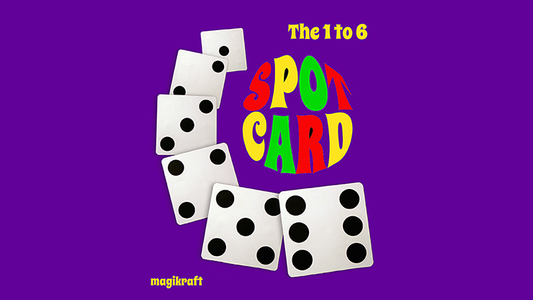 1 TO 6 SPOT CARD by Martin Lewis - Trick - Wizard Magic Shop