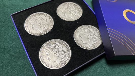MORGAN Coin Set (CS) by N2G - Trick alternate view - Wizard Magic Shop