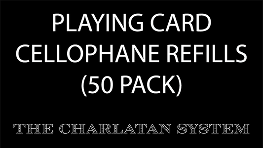 Playing Card Cellophane Refills (50 Units) - Wizard Magic Shop