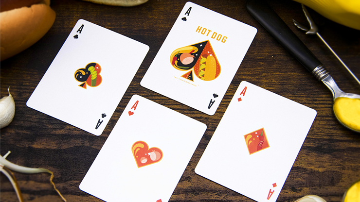 Hot Dog Playing Cards by Fast Food Playing Cards