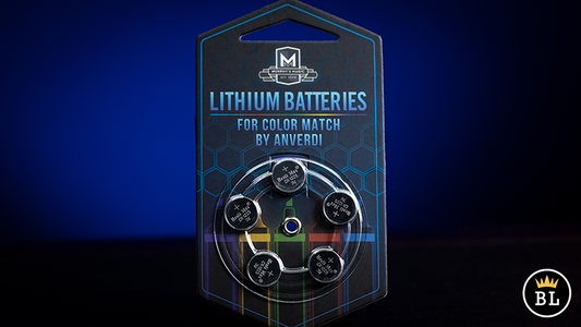 COLOR MATCH BATTERIES (5 pk.) by Tony Anverdi - Trick - Wizard Magic Shop