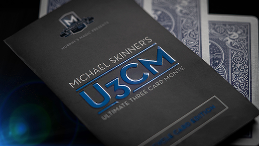 Michael Skinner's Ultimate 3 Card Monte (Blue) by Murphy's Magic Supplies Inc. - Trick - Wizard Magic Shop