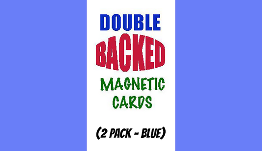 Magnetic Cards (2 pack/Blue) by Chazpro Magic. - Trick - Wizard Magic Shop