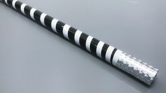The Ultra Cane (Appearing / Metal) Black / White Stripe by Bond Lee - Wizard Magic Shop