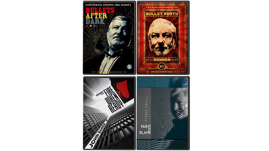 BIGBLINDMEDIA Presents John Bannon's Bullet Trilogy (Includes Bullet After Dark, Bullet Party, Fire When Ready and Paint it Blank Project) - DVD - Wizard Magic Shop