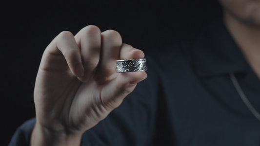 Morgan Coin Ring (Large) by Alchemist Metal Company- Trick - Wizard Magic Shop