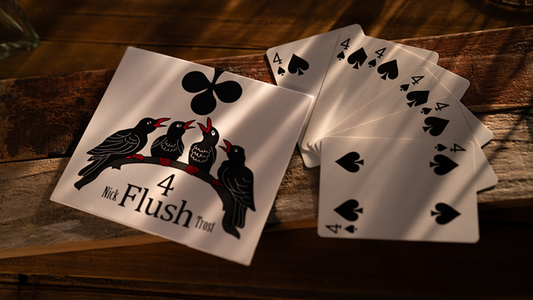 4 FLUSH Red Back by Nick Trost and Murphy's Magic - Trick - Wizard Magic Shop