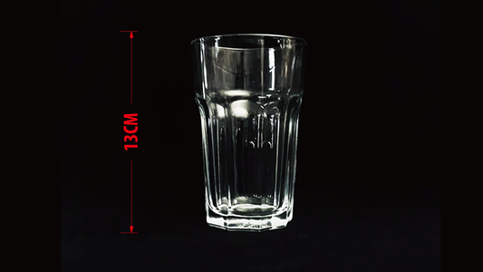 SELF EXPLODING DRINKING GLASS RIDGE (13.5cm) by Wance - Trick - Wizard Magic Shop