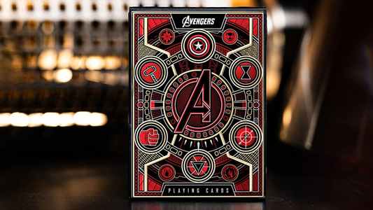 Avengers: Red Edition Playing Cards by theory11 - Wizard Magic Shop