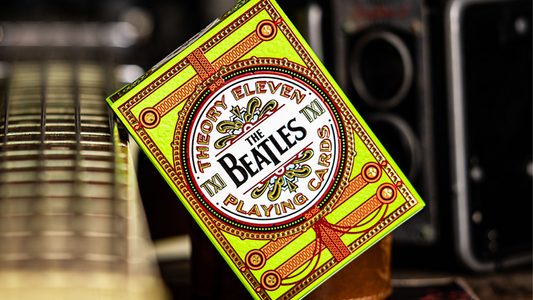 The Beatles (Green) Playing Cards by theory11 - Wizard Magic Shop