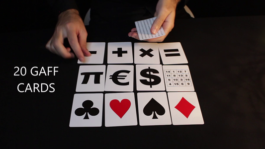 Bicycle Special NUMBERS Red Playing Cards (plus 11 Online Effects) alternate view - Wizard Magic Shop