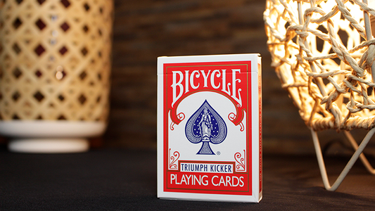 Bicycle Triumph Kicker Deck Red by Anthony Stan and Magic Smile Productions - Trick - Wizard Magic Shop