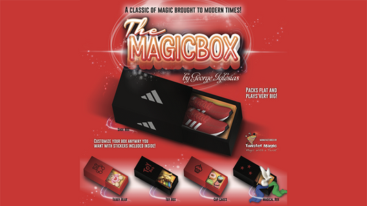 MAGIC BOX BLACK Medium by George Iglesias and Twister Magic - Trick - Wizard Magic Shop
