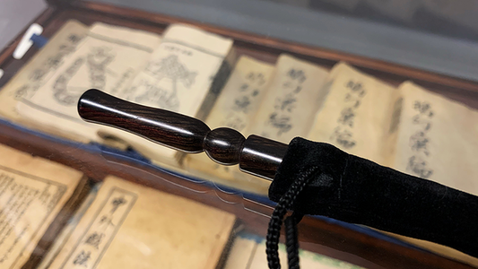 Wooden wand PRO (Standard Black) by Harry He & Bacon Magic - Trick - Wizard Magic Shop