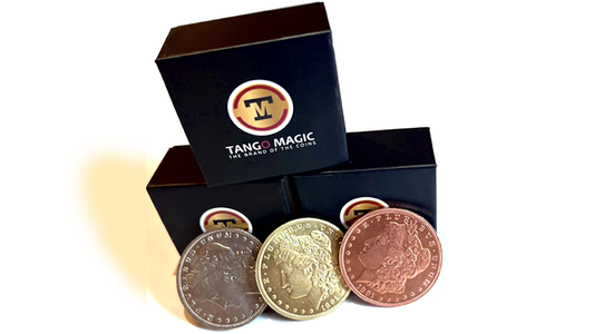 Follow the Silver Morgan Replica (Gimmicks and Online Instructions) by Tango - Trick - Wizard Magic Shop
