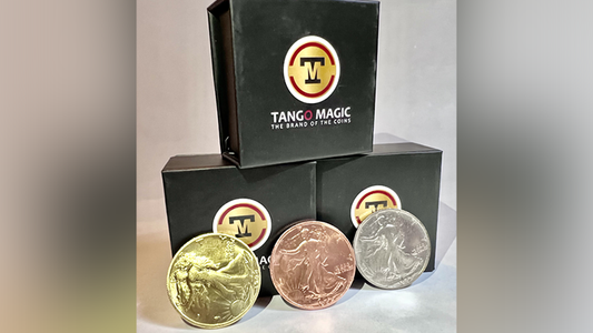 Follow the Silver Walking Liberty (Gimmicks and Online Instructions) by Tango - Trick - Wizard Magic Shop