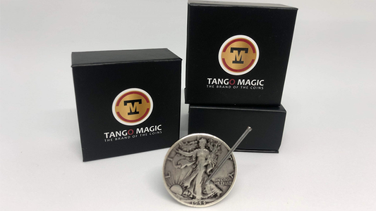 Replica Walking Liberty Magnetic Coin (Gimmicks and Online Instructions) by Tango - Trick - Wizard Magic Shop