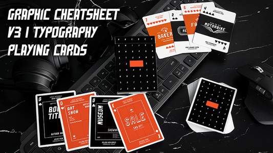 Graphic Design CheatSheet V3 Playing Cards - Wizard Magic Shop