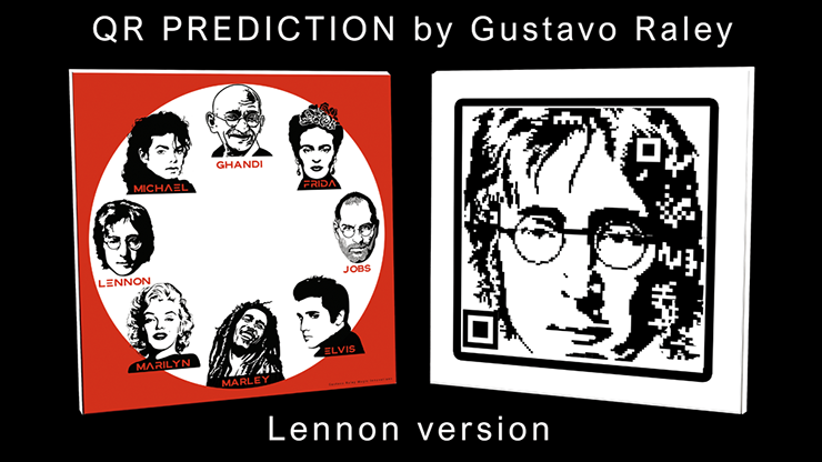 PREDICCIÓN QR JOHN LENNON (Gimmicks e Instrucciones Online) por Gustavo Raley - Truco 