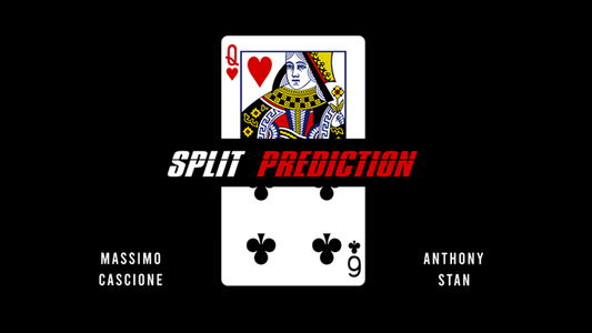 Split Prediction Red (Gimmicks and online instructions) by Massimo Cascione & Anthony Stan - Trick - Wizard Magic Shop