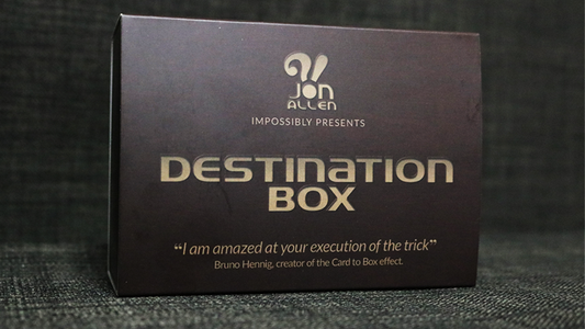 DESTINATION BOX (Gimmicks & Online Instructions) by Jon Allen - Trick - Wizard Magic Shop