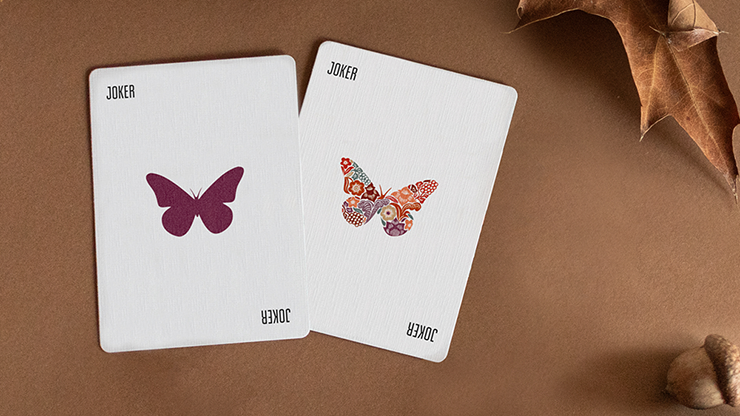 Butterfly Seasons Marked Playing Cards (Fall) by Ondrej Psenicka