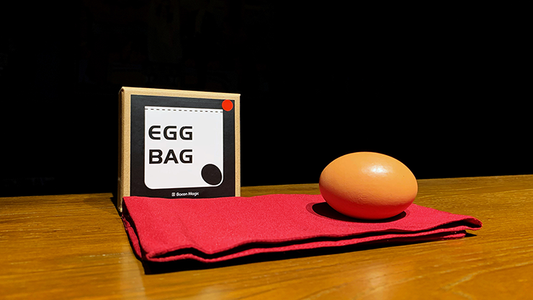 EGG BAG RED by Bacon Magic - Trick - Wizard Magic Shop
