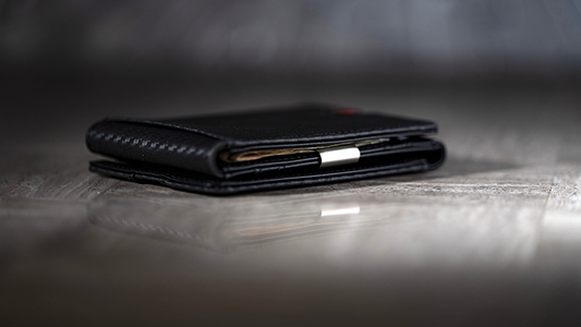 FPS Zeta Wallet Black (Gimmicks and Online Instructions) by Magic Firm - Trick alternate view - Wizard Magic Shop