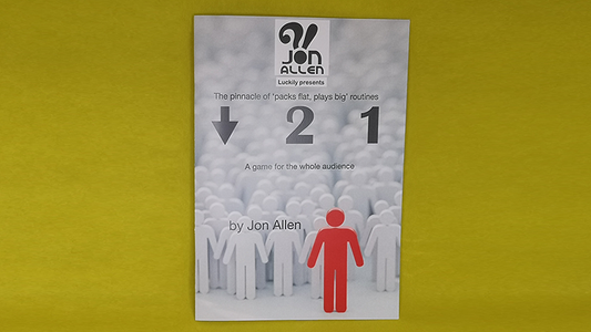DOWN TO ONE (Gimmicks & Instructions) by Jon Allen - Trick - Wizard Magic Shop