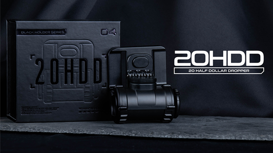 Hanson Chien Presents 20HDD (20 Half Dollar Dropper) by Ochiu Studio (Black Holder Series) - Trick - Wizard Magic Shop