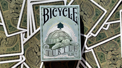 Gilded Bicycle Turtle (Land) Playing Cards