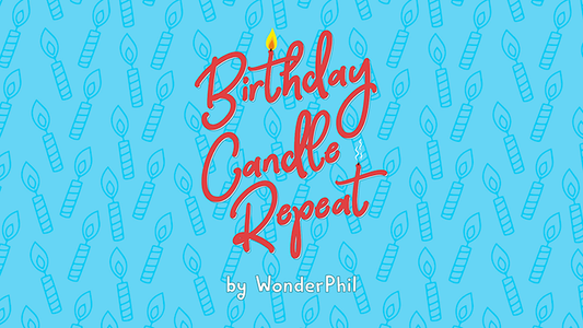 Birthday Candle Repeat (Gimmicks and Online Instructions) by Wonder Phil - Trick - Wizard Magic Shop