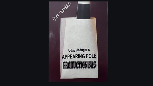 APPEARING POLE BAG WHITE (Gimmicked / No Tear) by Uday Jadugar - Trick - Wizard Magic Shop