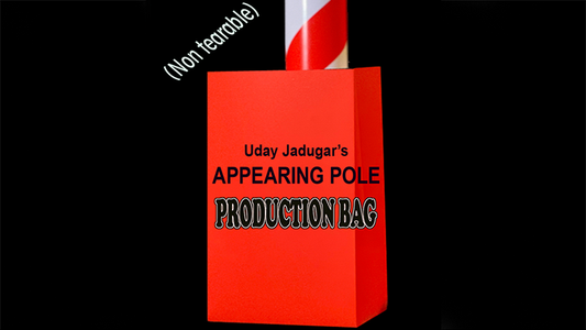 APPEARING POLE BAG RED (Gimmicked / No Tear) by Uday Jadugar - Trick - Wizard Magic Shop