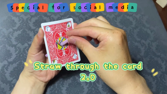 Straw Through Card 2.0 by Dingding video DOWNLOAD