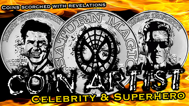 COiN ARTIST Quarter Super Hero/Celebrity (6 monedas por paquete) de Mark Traversoni e iNFiNiTi 