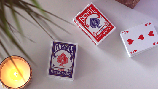 Bicycle 4 Index Blue (Gimmicks and Online Instructions) - Wizard Magic Shop